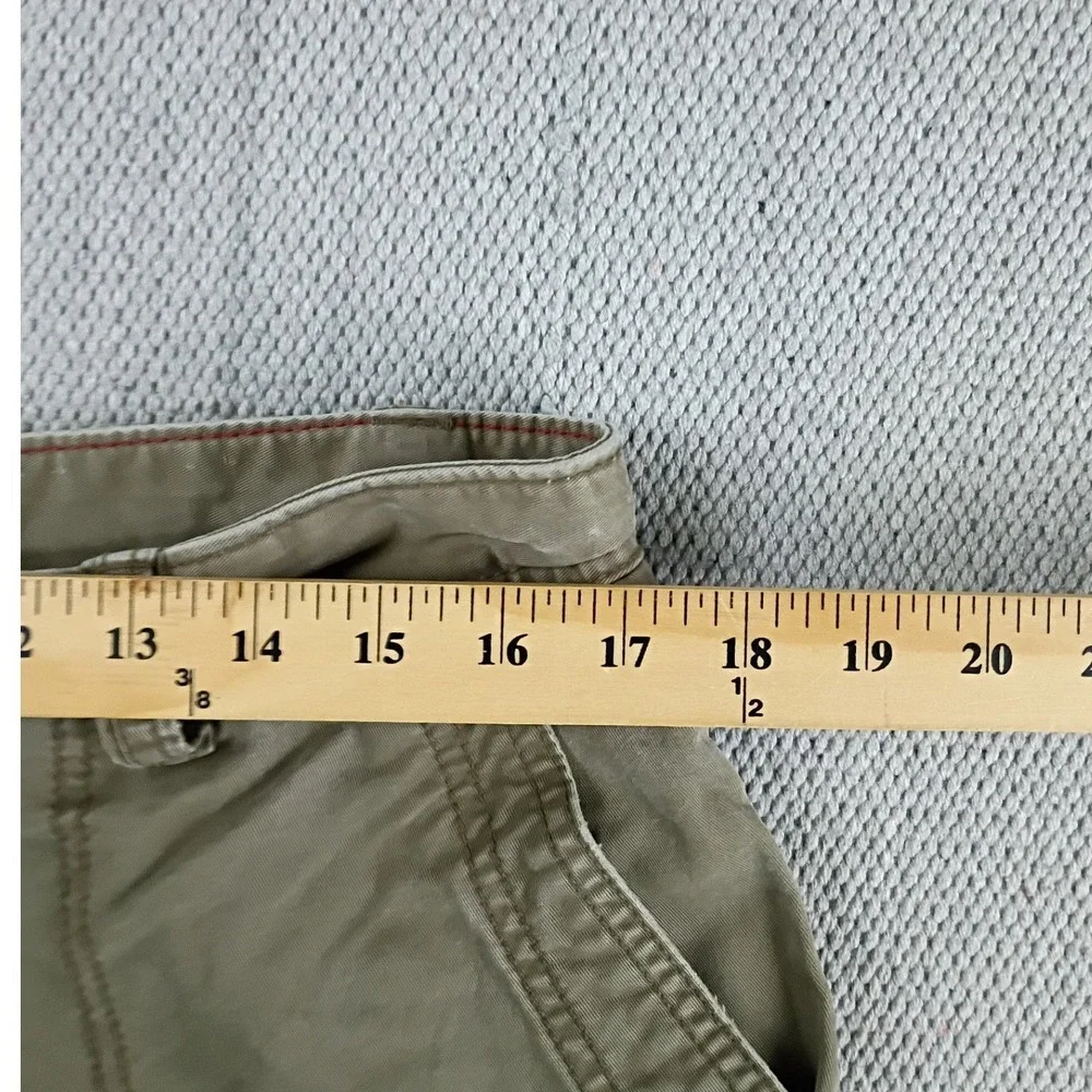 Old Navy Vintage Cargo Shorts Mens 34 Olive Green‎ Military Utility Thick 94105